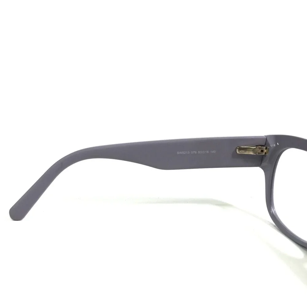 Swarovski Eyeglasses Frames SW5213 078 Oversized Muted Purple Crystals 53-16-140